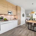 Beachterracethree- Eg, Barrierearm, Meerblick, Terrasse, Kamin, Sauna Appartement *