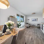 Beachterracethree- Eg, Barrierearm, Meerblick, Terrasse, Kamin, Sauna Appartement