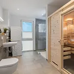 Appartement Beachterracethree- Eg, Barrierearm, Meerblick, Terrasse, Kamin, Sauna