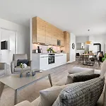 Beachterracethree- Eg, Barrierearm, Meerblick, Terrasse, Kamin, Sauna Appartement Olpenitz