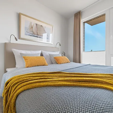 Beachterracethree- Eg, Barrierearm, Meerblick, Terrasse, Kamin, Sauna דירה *