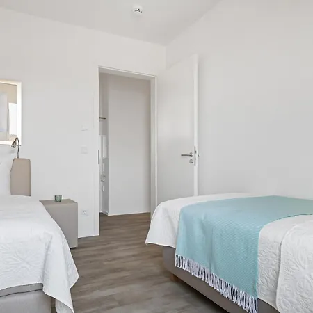 Beachterracethree- Eg, Barrierearm, Meerblick, Terrasse, Kamin, Sauna Apartment *