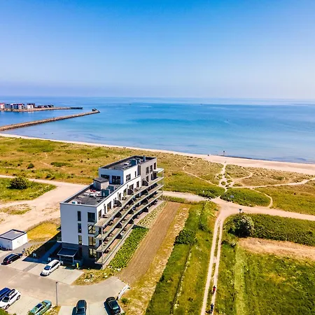 شقة Beachterracethree- Eg, Barrierearm, Meerblick, Terrasse, Kamin, Sauna أوبلينتيز
