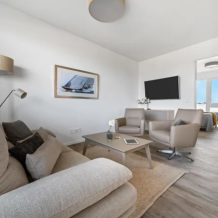 Beachterracethree- Eg, Barrierearm, Meerblick, Terrasse, Kamin, Sauna אולפניץ